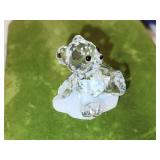 swarovski crystal bear on a cloud perfectly happy