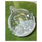 swarovski christmas tree ball ornament 2 1/4'