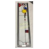 Frank Lloyd Wright Stain Glass Parade w/Plaque