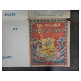 premier world Map in good condition 1940
