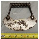antique rocker knife dough /herb cutter griswold?