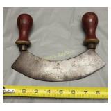 antique mezzaluna herb / food chopper valsecchi