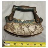 antique cast iron double blade herb/food chopper