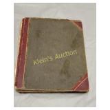 rare lawyers ledger 1909 & up bankruptcy too