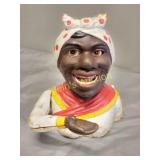 cast iron mammy bank mechanical works!