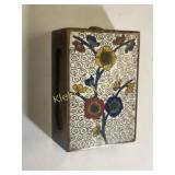antique cloisonne match box cover