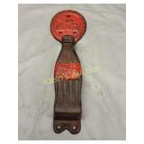 coca cola cast iron door handle vintage