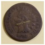 1882 Indian head cent penny US coin