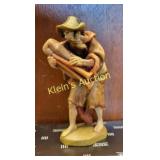 ANRI Ulrich bernardi shepherd w/ bagpipes figurine