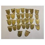 lot of 30 Japanese kohaze for jikia tabi & kimonos