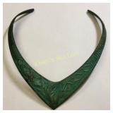 vtg bronze? patinated torque or shatki necklace