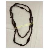 apple seed hawaiian lei necklace 54"
