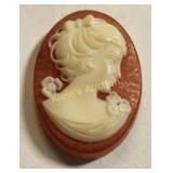 vintage cameo 24.4 mm x 17.6mm