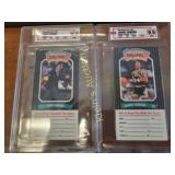 Basketball graded collectors sports cards lot of 2