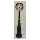 vtg byers choice street clock 16' w/orig box