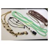 jewelry lot 5 vintage necklaces including Hawaii
