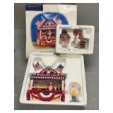 lot of 2 dept 56 figures #54974 uncle sam & delivn