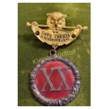 Schlaraffia NY chapter medal fraternal W Volk