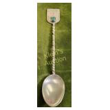 cartagena 900 silver spoon w/ raw emerald?