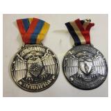 pair of schlaraffia medallions 2 x bid