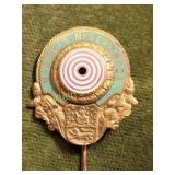 german shooting club stickpin 1920-30's