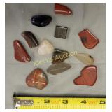 gemstone lot 432 Carats amethyst, desert jasper, &