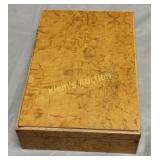 rare 1938 burl wood promo box bayers anniversary