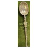 rare antique coronation estate spoon 4 1/4"