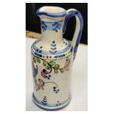 genuine signed Vietri italy pitcher