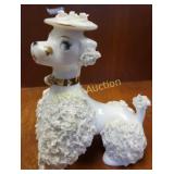 vtg mid century spaghetti poodle figurine