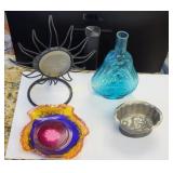 estate lot 4pcs anti chocolate mold, violin bottle