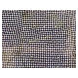 antique hand knotted quilt 69" x 75"
