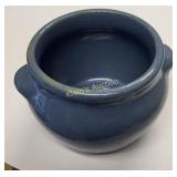 vtg blue crock pottery
