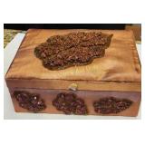 hand crafted silk or satin jewelry box stunning!