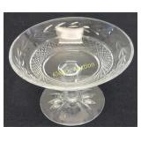 Waterford crystal glandore round pedestal compote