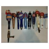 Collection of Beer Tap Handles