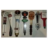 Collection of Beer Tap Handles
