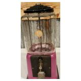 Vintage 1 Cent Bubble Gum/Candy Vending Machine