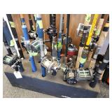 Hundreds of Fishing Rod and Reel Combos