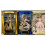 Elizabeth Taylor, Sound of Music,Peter Rabbit Barbie Dolls 