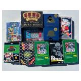 Collection of Pro Set, Stadium Club, Upper Deck Football Card Factory Sealed Boxes