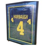 University of Michigan, Jim Harbaugh Autographed Football Jersey