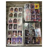 Older Basketball Cards in sheets- Larry Bird