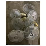 Lot #69 Large Hurricane Fans Lot + Many (As/Is)