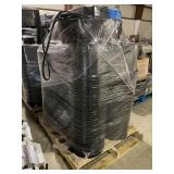 Lot #84 Black 7 Gallon Pots, 25" Pot Trays