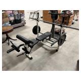 Lot #77 Workout Equipment incl. Bench Press, etc.