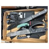 #298 Large Misc. Knife Lot incl. Tactical, Kershaw, Old Timer, Blackie Collins Machete #298 Large Misc. Knife Lot incl. Tactical, Kershaw, Old Timer, Blackie Collins Machete