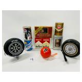 #4 Petroleum and automotive related radios incl. Shell, Philip 66, Atlas tire, Marlboro, etc.