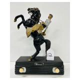 #12 Abbotwares cowboy on rearing horse radio