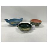 #32 Group of 3 Roseville Pottery Pcs incl. 404-10, 464-6”, 291-6”